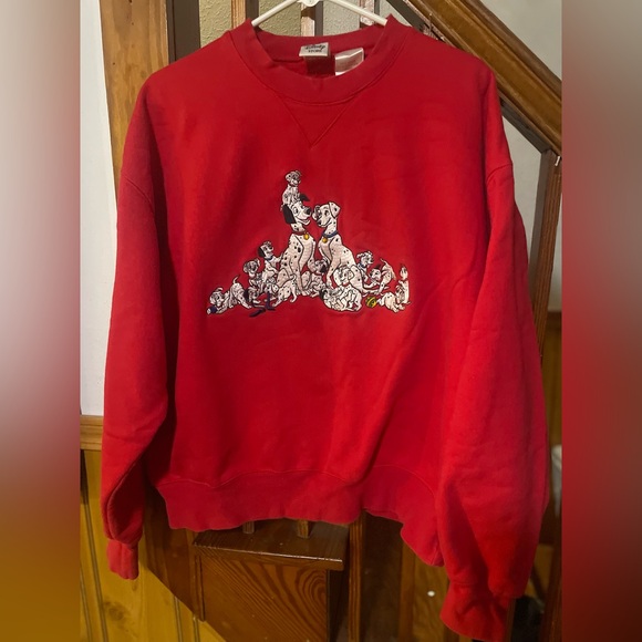 Vintage Disney Embroidered Crewneck Sweatshirt with 101 Dalmatians, Women’s L - Picture 4 of 12